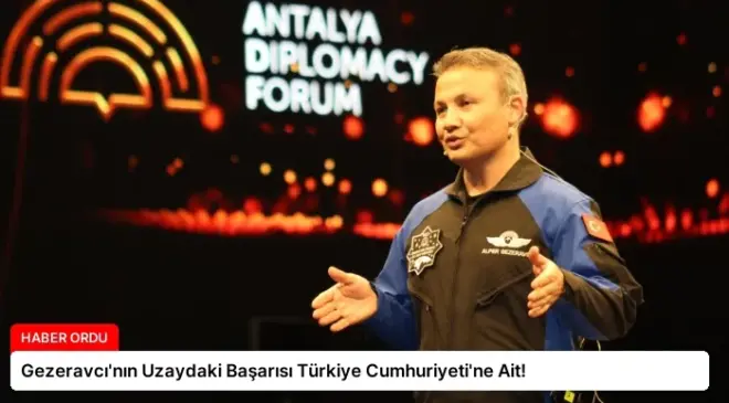 Gezeravcı’nın Uzaydaki Başarısı Türkiye Cumhuriyeti’ne Ait!