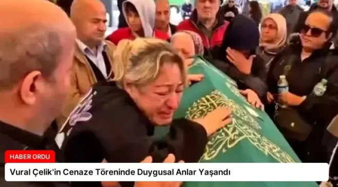 Vural Çelik’in Cenaze Töreninde Duygusal Anlar Yaşandı