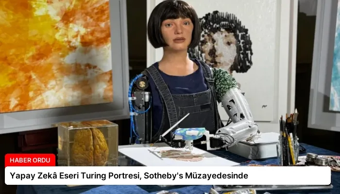 Yapay Zekâ Eseri Turing Portresi, Sotheby’s Müzayedesinde