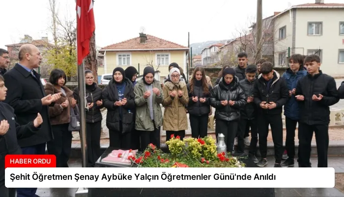 Şehit Öğretmen Şenay Aybüke Yalçın Öğretmenler Günü’nde Anıldı