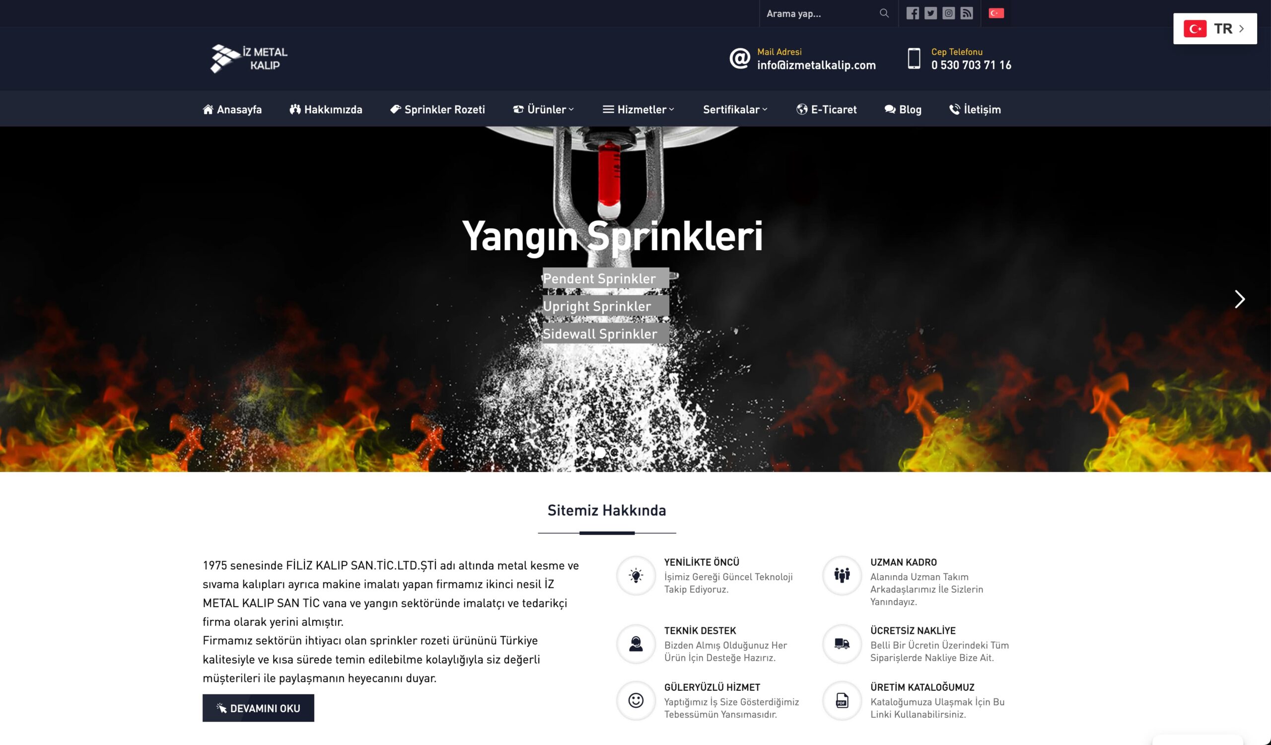 İz Metal Kalıp: Yangın Güvenliğinde Güvenilir Çözümler