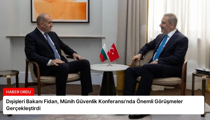 Dışişleri Bakanı Fidan, Münih Güvenlik Konferansı’nda Önemli Görüşmeler Gerçekleştirdi