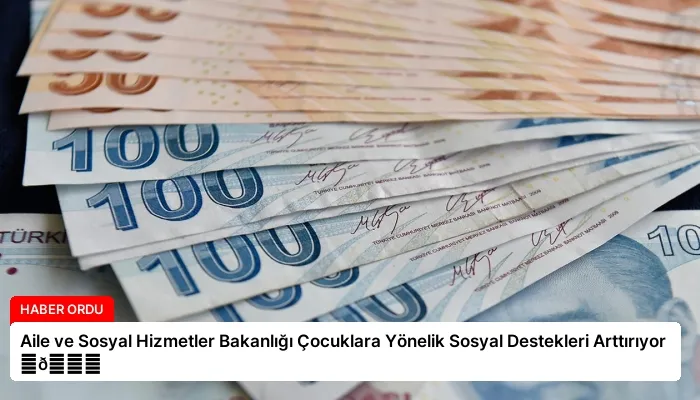 Aile ve Sosyal Hizmetler Bakanlığı Çocuklara Yönelik Sosyal Destekleri Arttırıyor ⏬👇