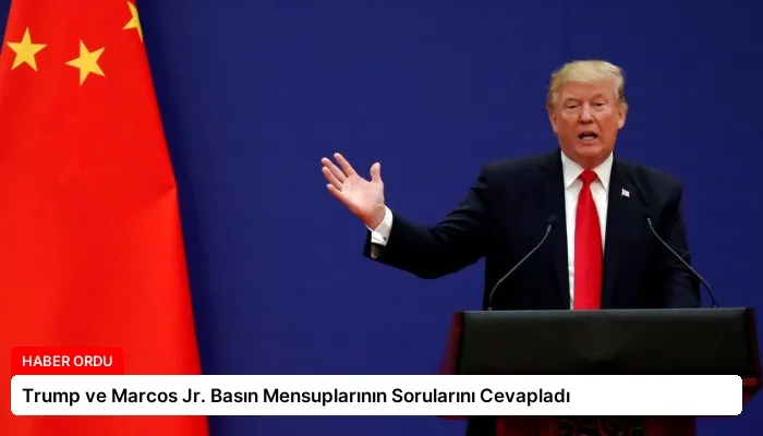 Trump ve Marcos Jr. Basın Mensuplarının Sorularını Cevapladı