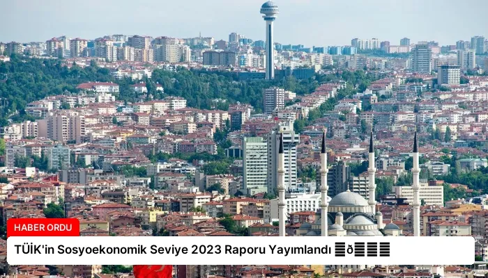 TÜİK’in Sosyoekonomik Seviye 2023 Raporu Yayımlandı ⏬👇