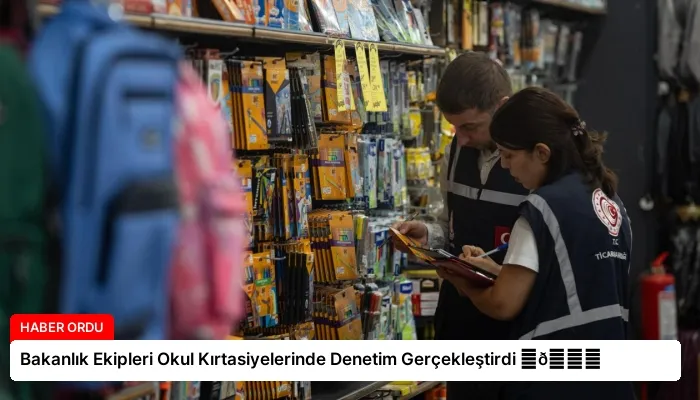 Bakanlık Ekipleri Okul Kırtasiyelerinde Denetim Gerçekleştirdi ⏬👇