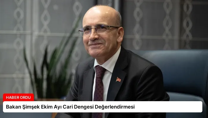Bakan Şimşek Ekim Ayı Cari Dengesi Değerlendirmesi