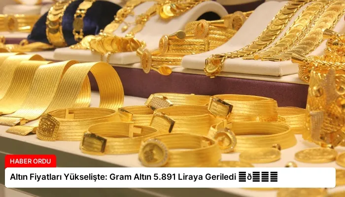 Altın Fiyatları Yükselişte: Gram Altın 5.891 Liraya Geriledi ⏬👇