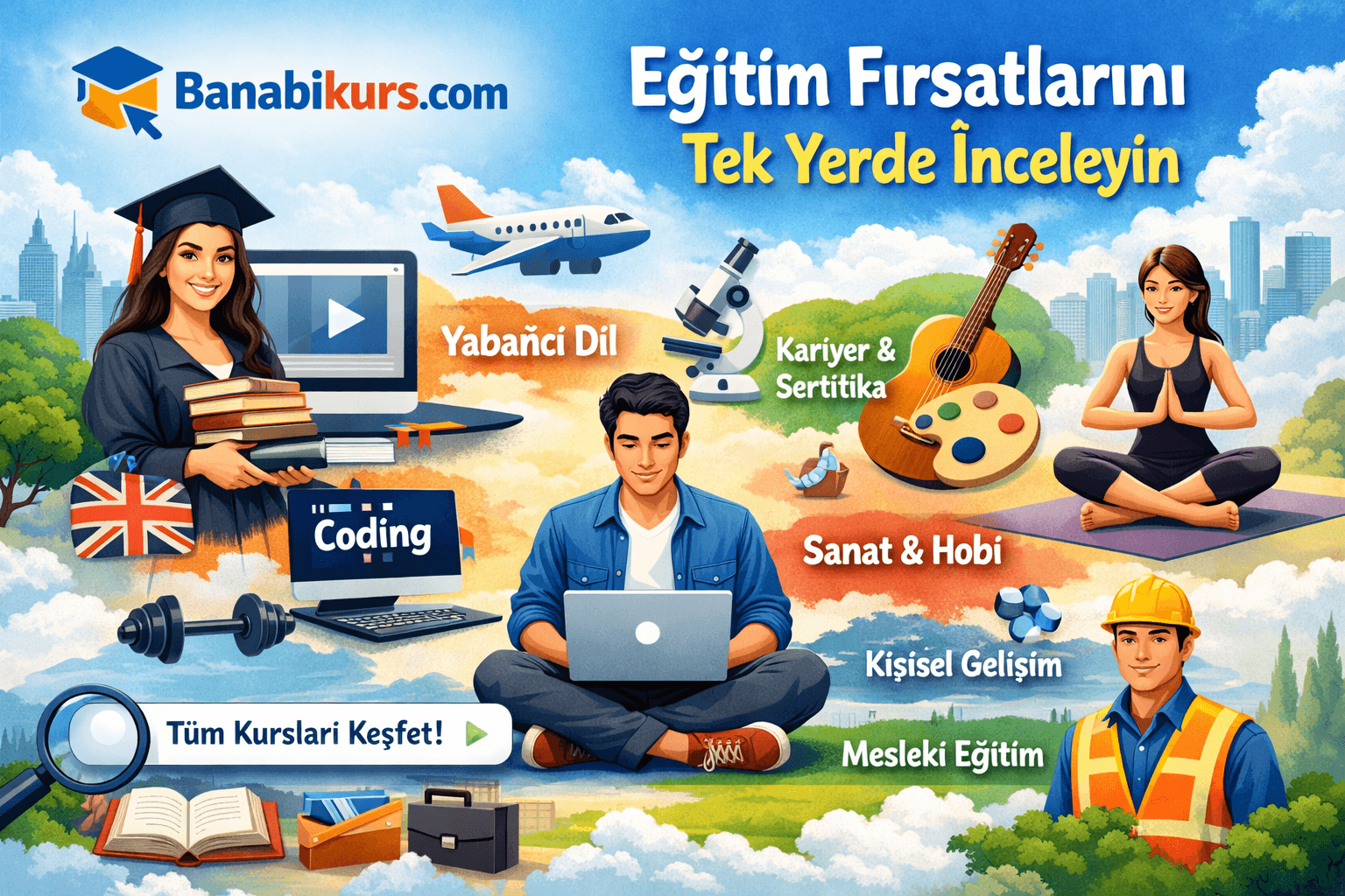 Banabikurs.com ile Eğitim Fırsatlarını Tek Yerde İnceleyin