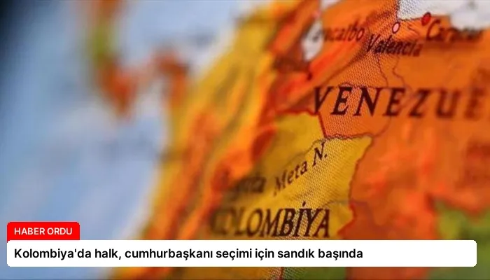 Kolombiya’da halk, cumhurbaşkanı seçimi için sandık başında