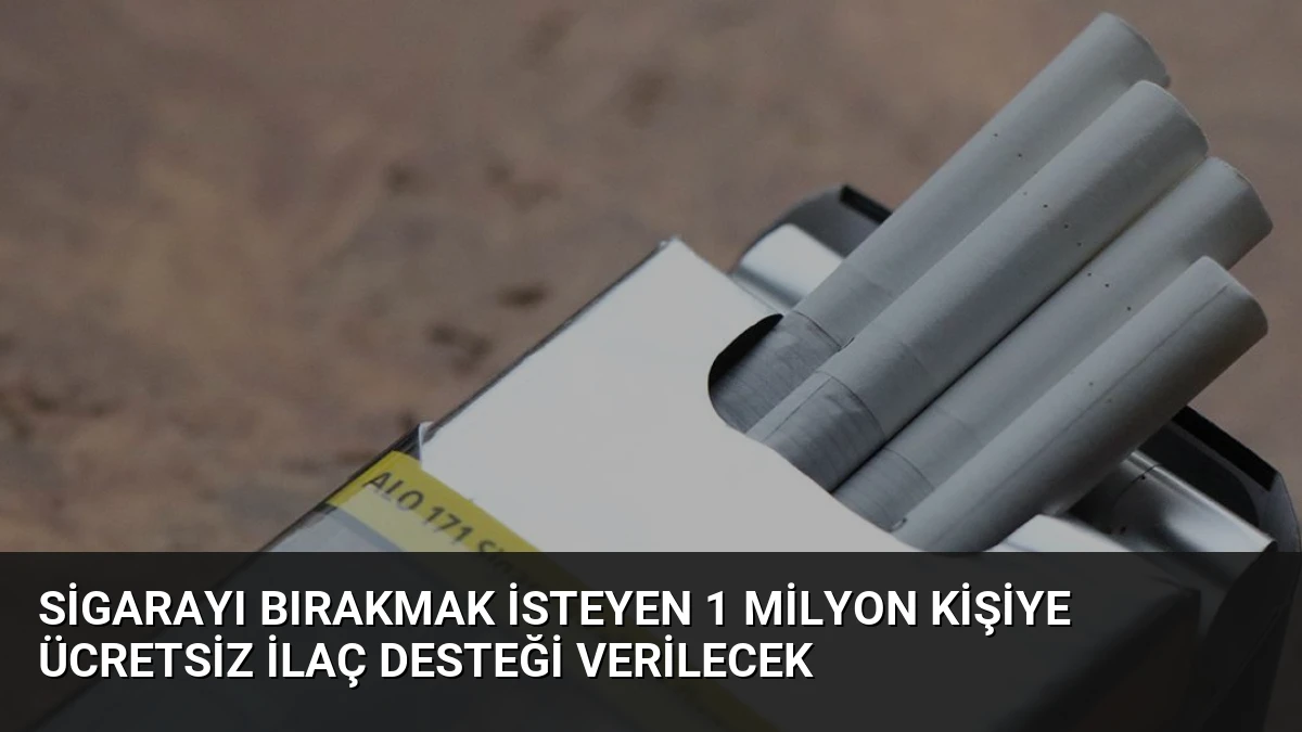 Sigarayı Bırakmak İsteyen 1 Milyon Kişiye Ücretsiz İlaç Desteği Verilecek
