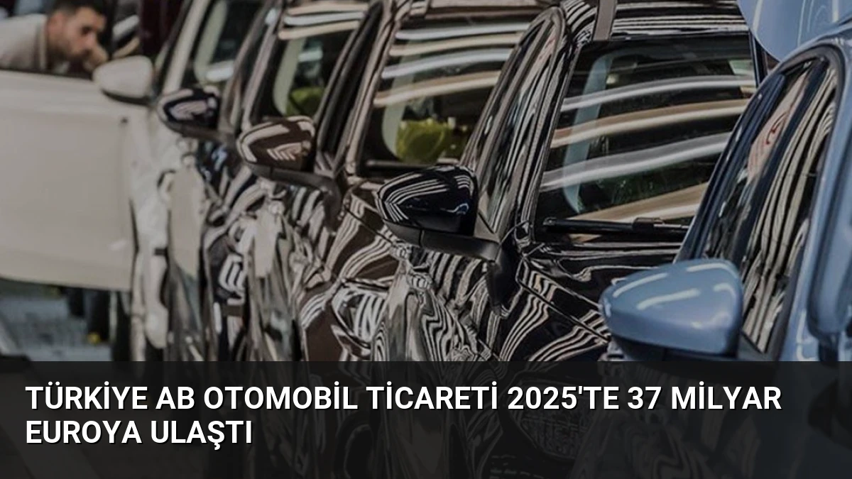 Türkiye AB Otomobil Ticareti 2025’te 37 Milyar Euroya Ulaştı