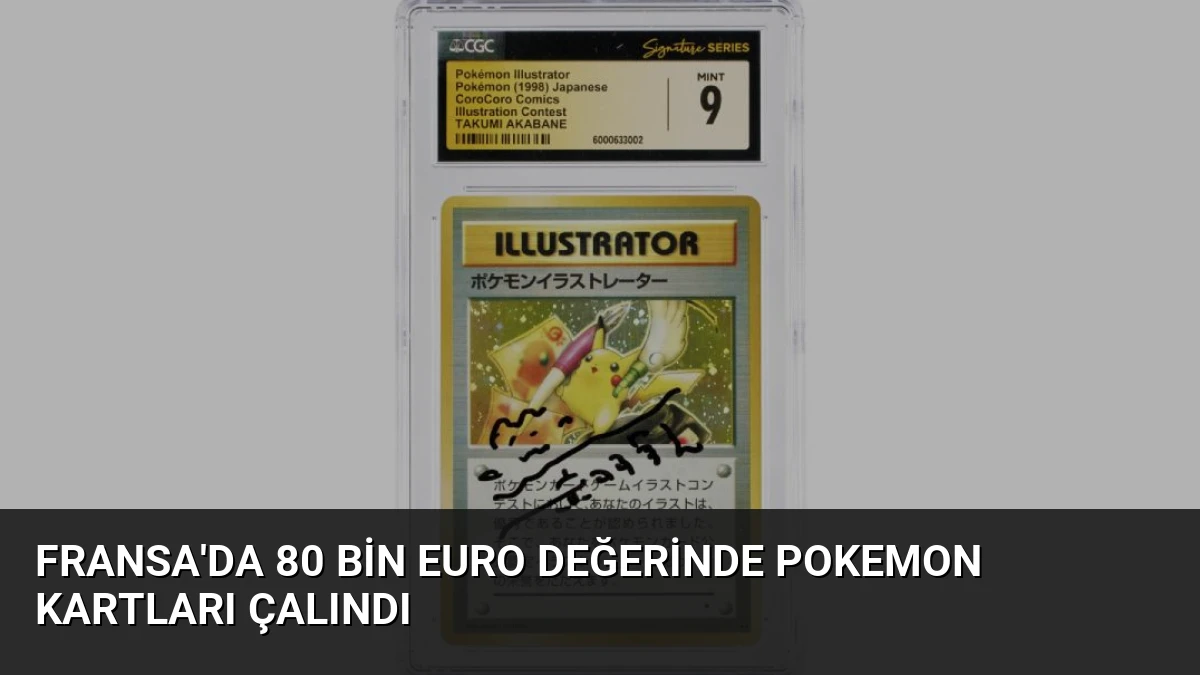 Fransa’da 80 Bin Euro Değerinde Pokemon Kartları Çalındı