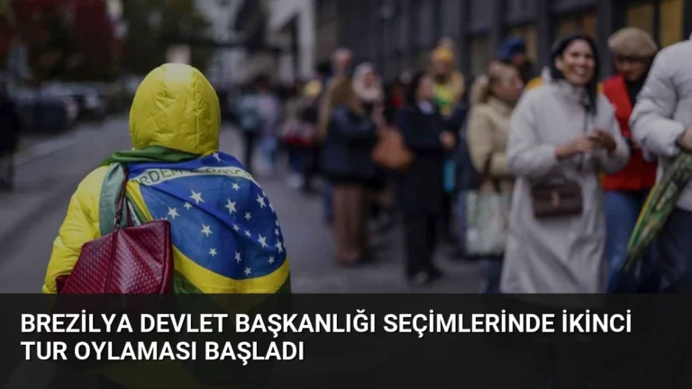 Brezilya Devlet Başkanlığı Seçimlerinde İkinci Tur Oylaması Başladı