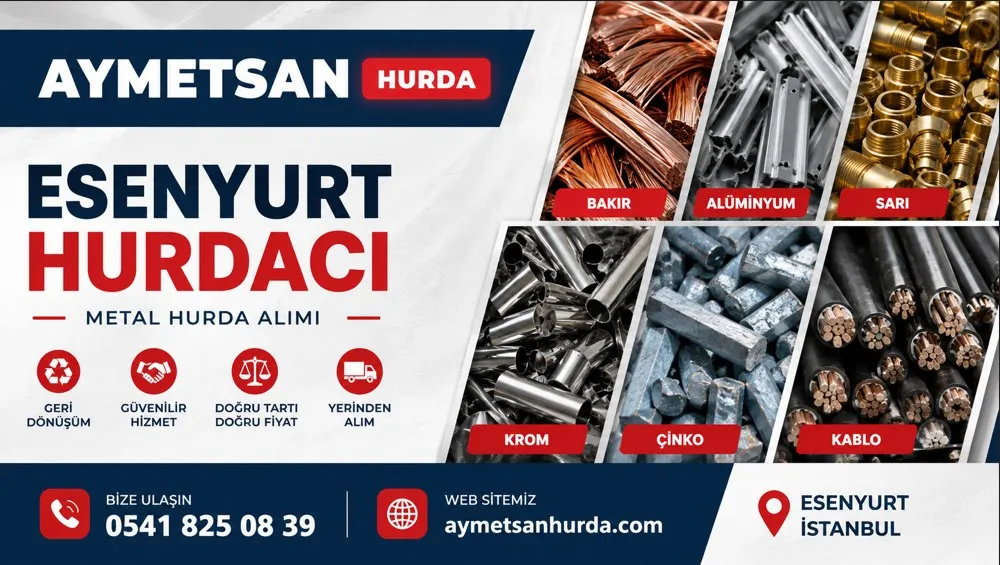 Esenyurt Hurdacı – Aymetsan Hurda ile Güvenilir Metal Hurda Alımı